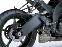 Kawasaki ZX10R 2008 : roue arrière et bras oscillant