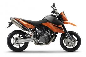 KTM 990 Supermoto R : Vue de coté