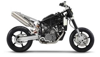 KTM 990 Supermoto R : Vue de coté