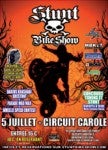 affiche-stunt-bike-show circuit carole 2009