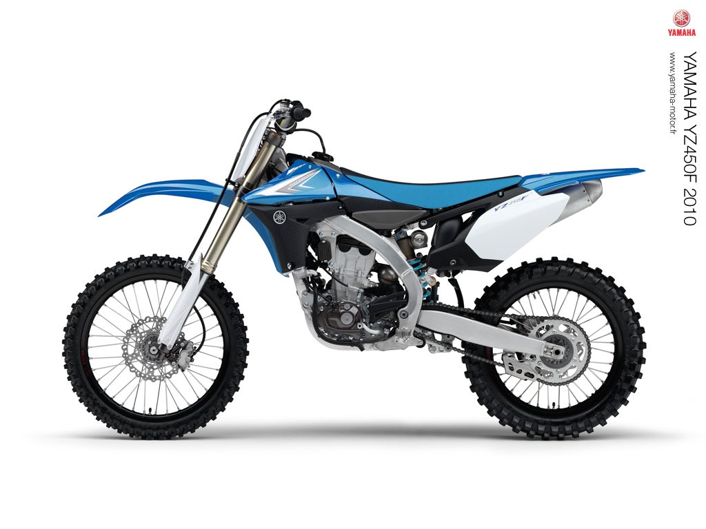 Nova Yamaha YZ450F 2010 com motor invertido!